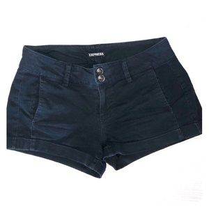 3” Low Rise Express Black Shorts